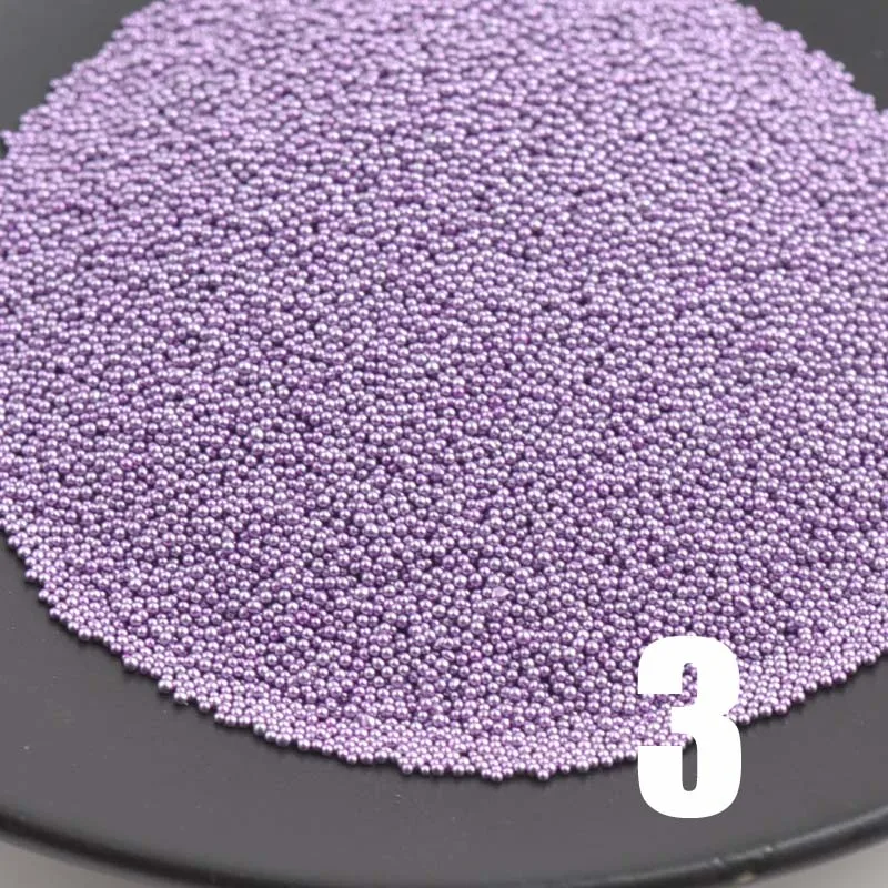 0.1-0.5mm 3d Tiny Glass Caviar Art Ball Beads UV Nail Tips Sticker Decoration 23g BL009
