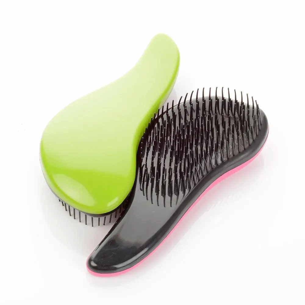 1PC Scalp Massage Hair Comb Magic Handle Anti Static Detangling Brush Portable Straight Curly Wet Hair brush Salon Styling Tools