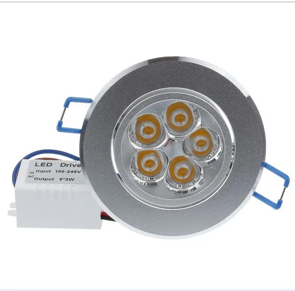 

led downlight 220v 9W 12W 15W downlight-led 85V-265V LED Ceiling Recessed LED Wall lamp Spot light LED Driver