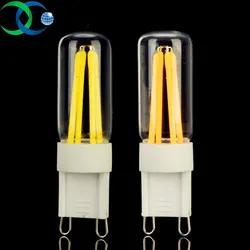 G9  Dimmable LED Lamp 2W 4W 220V 230V 240V Filament LED G9 Light Bulb  Lampada LED Chandelier Lights Replace Incandescent Lamp