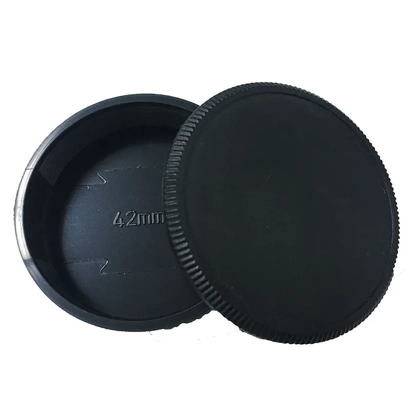 Foleto 42มม.M42เลนส์ด้านหลัง M 42ปกคลุมฝุ่นกล้องสกรูเลนส์ด้านหลังชุดป้องกันสำหรับเลนส์42มม.
