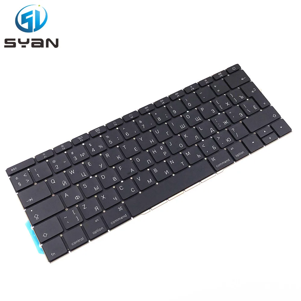 

Russian A1708 keyboard with backlight for Macbook pro retina 13.3 inches laptop keyboards with backlit 2016 2017 MLL42 MPXQ2