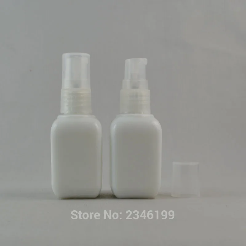 

35ML 20pcs/lot Superior Grade Glass Lotion Pump Bottle, DIY White Glass Liquid Spray Bottle, Empty Glass Atomizer, Beauty Tool