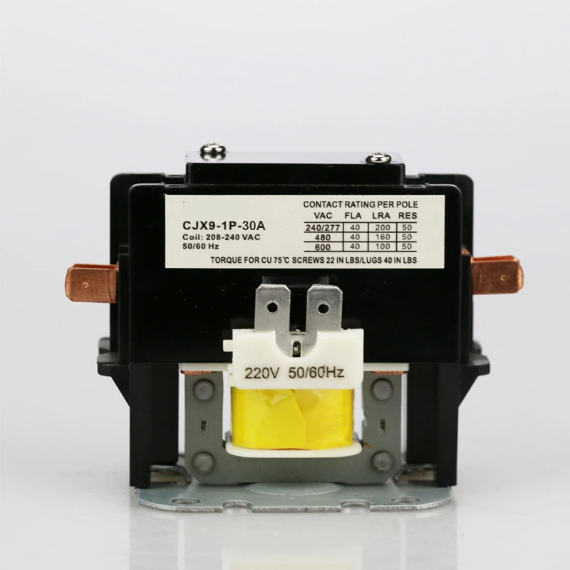 Contacteur de climatisation, modèle CJX9 série 1P 30A Kampylique