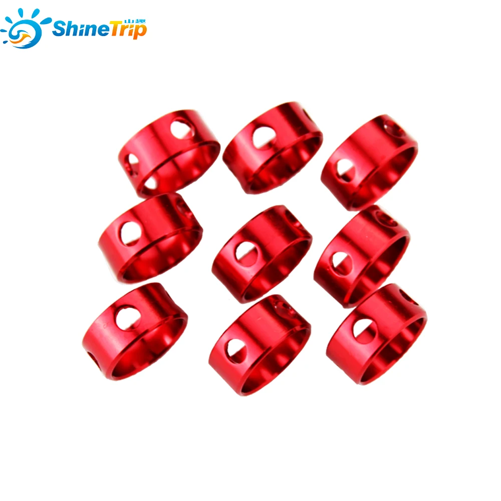 10pcs Tent Rope Buckles Round Regulating Buckle Camping Cord Buckles Tensioners Outdoor Canopy Adjustable Length Fixing Rings