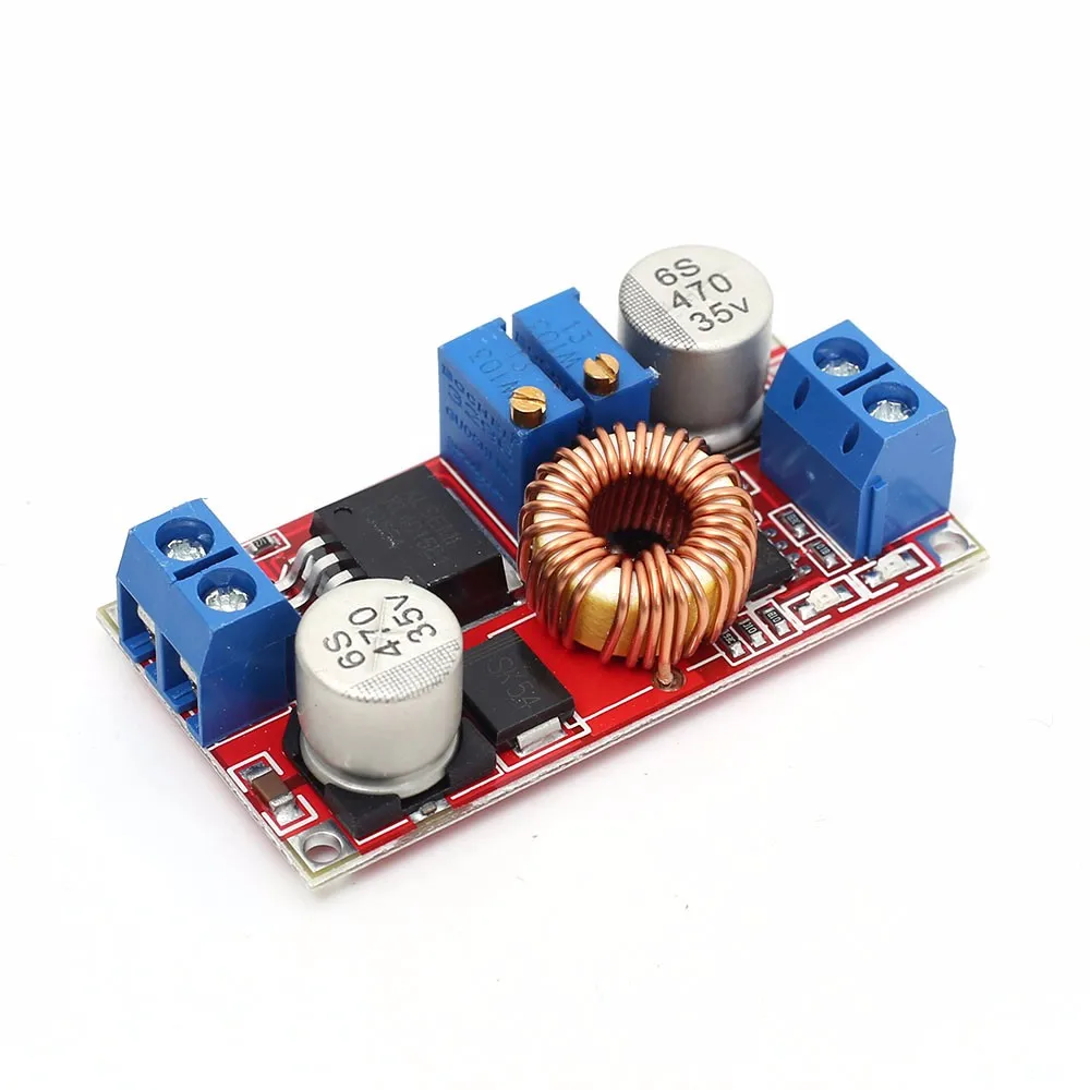 Li-lion Lithium Battery Charger Module 5V-32V to 0.8V-30V 5A LED Driver Step Down Buck Converter Board Constant Current Voltage