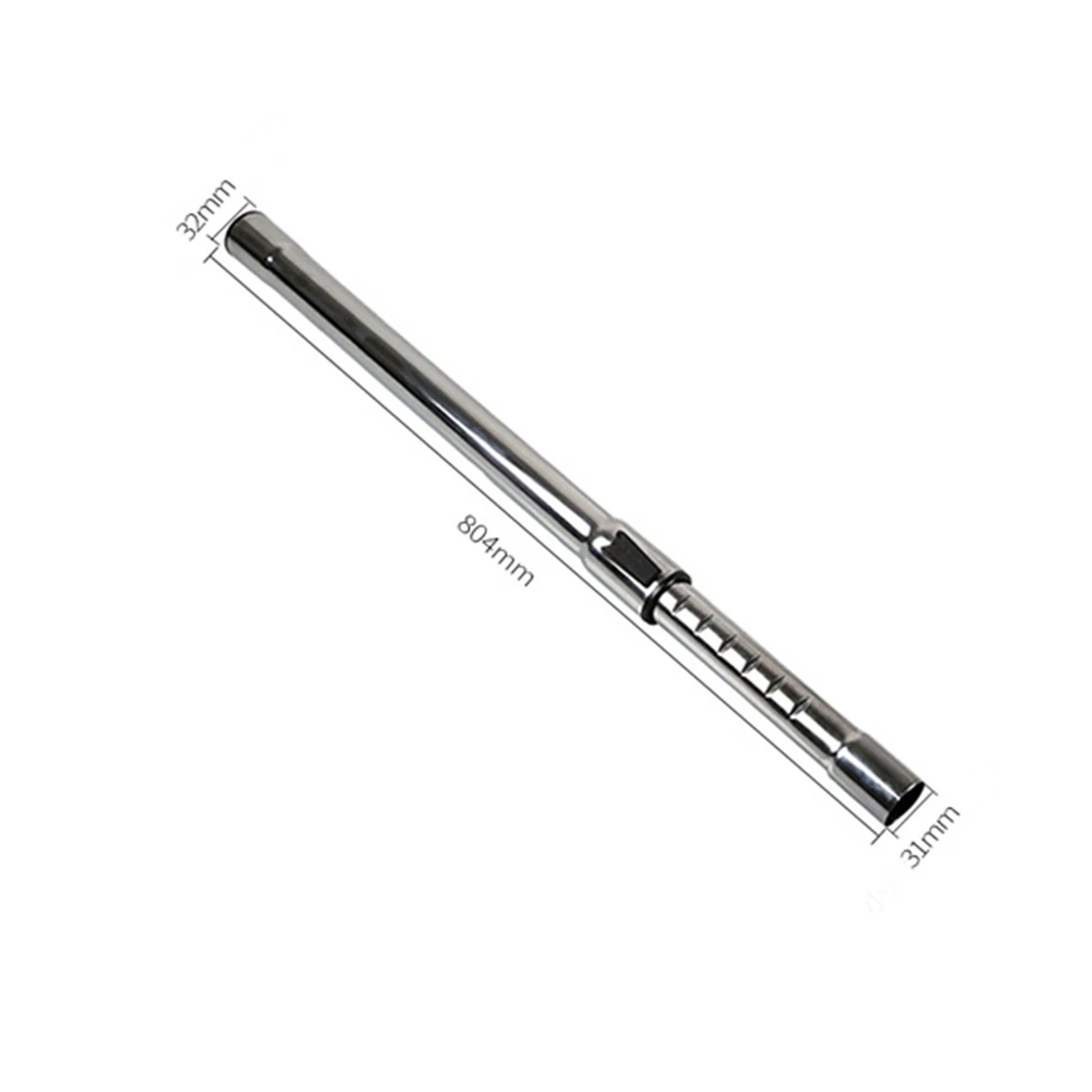 32mm Metal Telescopic Tube Stainless Steel Pipe for PHILPS/ Midea/ / Haier Vacuum Cleaner Parts Straight Pipe