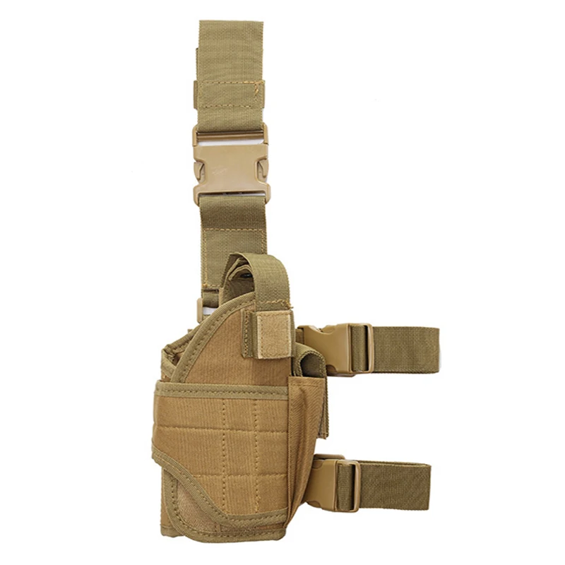 Tactical Universal Drop Leg Gun Nylon Holster Tornado Leg Holster Right Hand Gun Carry Pouch Pistol Handgun Thigh Holster