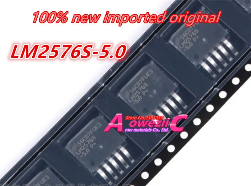 

Aoweziic 2017+ 100% new imported original LM2576S-5.0 LM2576S-5 LM2576S TO-263 buck regulator chip 3A 5V