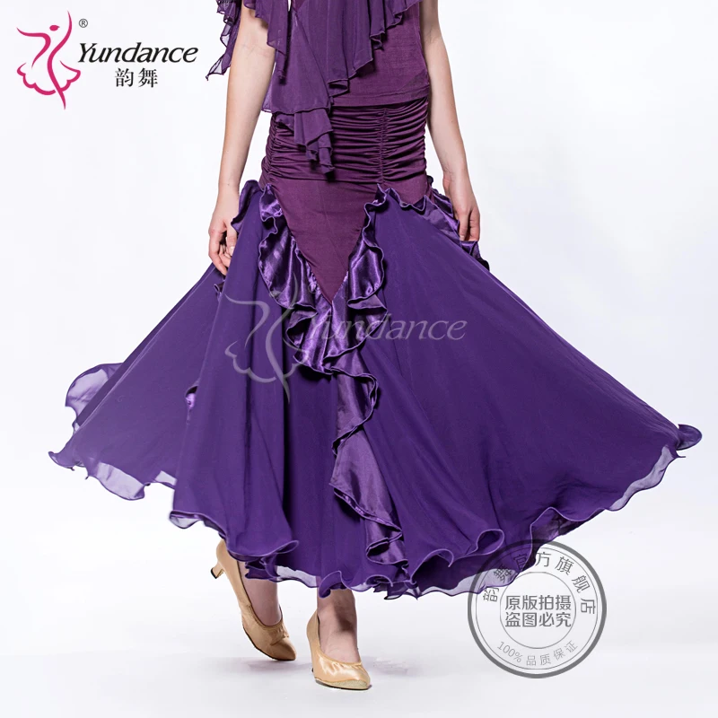 

Customized Lady Ballroom Dancing Skirt Modern Dance Dress Waltz Valse Tango Galop Fox Trot Social Dance Dress Skirt B-2651