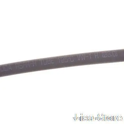 Tubo termorretráctil transparente, 200 +-2% piezas, 3,0mm de diámetro, rojo, amarillo, verde, azul, negro y blanco, 100mm de longitud, 2:1
