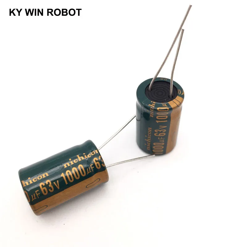 5 sztuk/partia 63V 1000UF 16x25mm wysokiej częstotliwości niska impedancja aluminiowy kondensator elektrolityczny 1000uf 63v