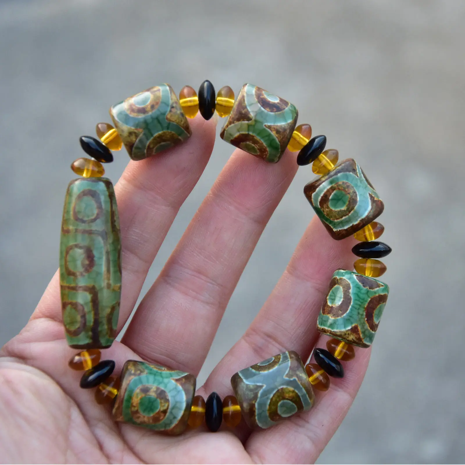 Old Tibetan Natural Agate 