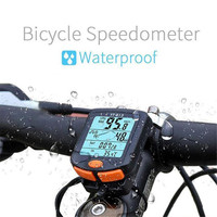 BOGEER YT-813 Waterproof Bicycle Computer Wireless  MTB Bike Cycling Odometer Stopwatch Speedometer Watch LED Digital Rate