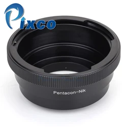 Pixco Lens Adapter Suit For Pentacon 6 Kiev 60 to Nikon Camera D7200 D810A D5500 D750 D810 D4S D3300 Df D5300 D610 D7100