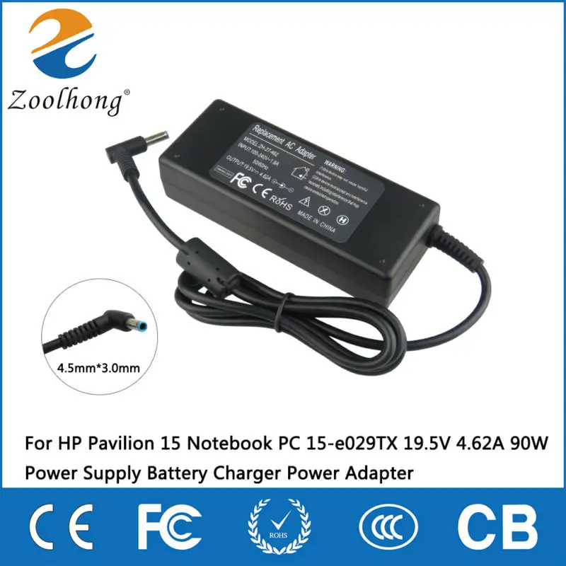 

For HP Pavilion 15 Notebook PC 15-e029TX 19.5V 4.62A 90W Power Supply Battery Charger Power Adapter