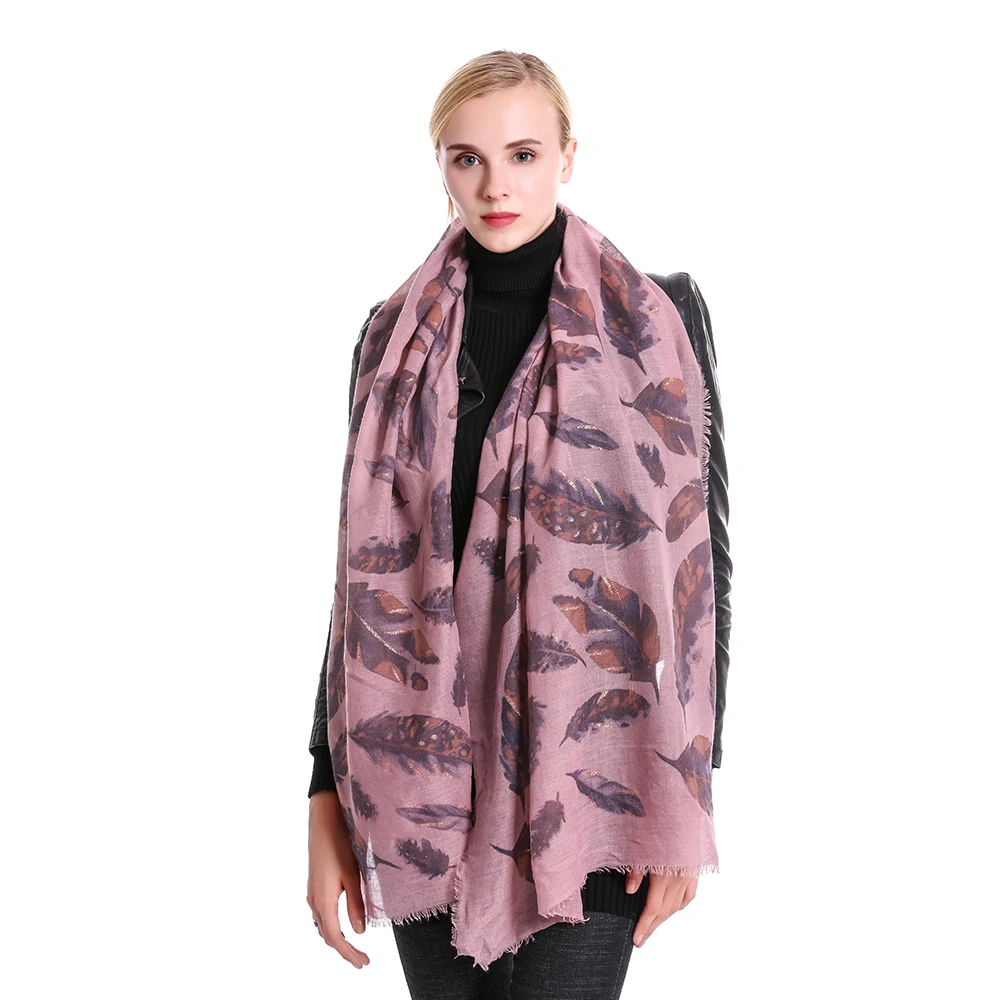 FOXMOTHER 2021 nueva marca moda brillante Rosa Pluma azul bufandas Pashmina chal de purpurina de Hijab musulmán para las mujeres