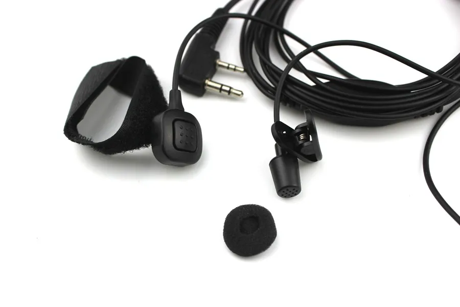 Ear Hanging Headphone Finger PTT Earpiece With Microphone TK Plug Headset For Kenwood Radio BAOFENG UV-5R UV-5RE Plus UV-82 GT-3