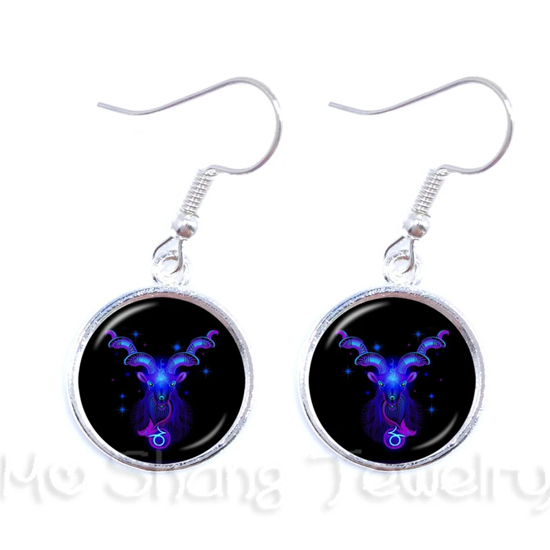 Libra/Scorpio/Sagittarius/Capricorn/Aquarius/Pisces Glass Dome Constellations  Earrings  wholesale