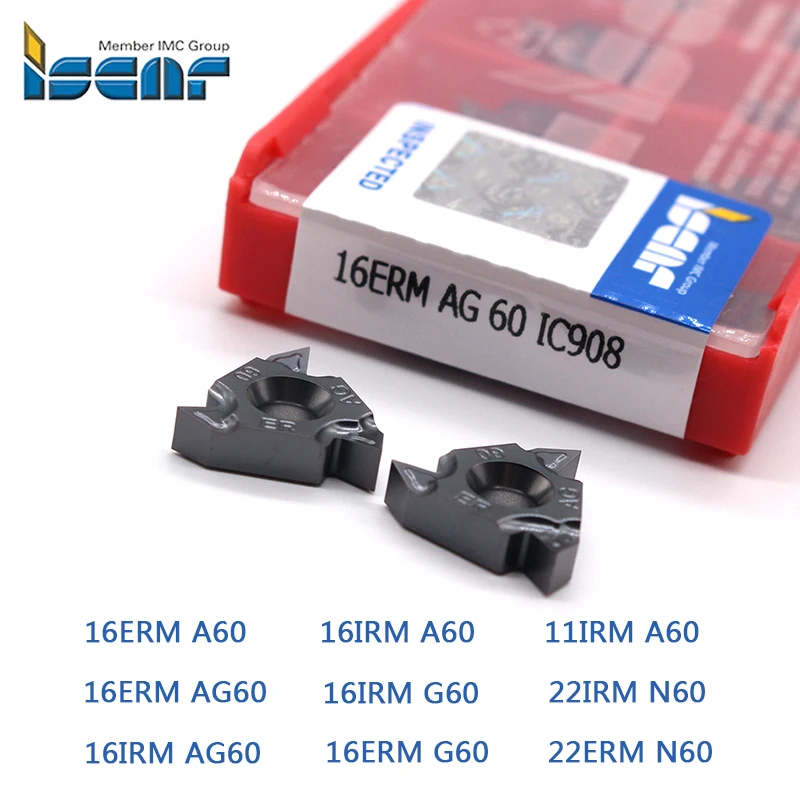 16ER AG60 11IR A60 16IR AG60 A60 G60 22IR 22ER N60 60 angle Thread turning tools Tungsten Carbide Insert Threading Lathe