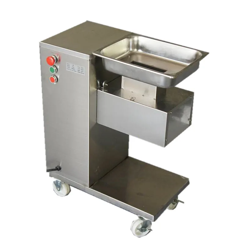 

2.5mm-50mm Thickness Restaurant Desktop Fresh Meat Slir Meat Cutting Machine
