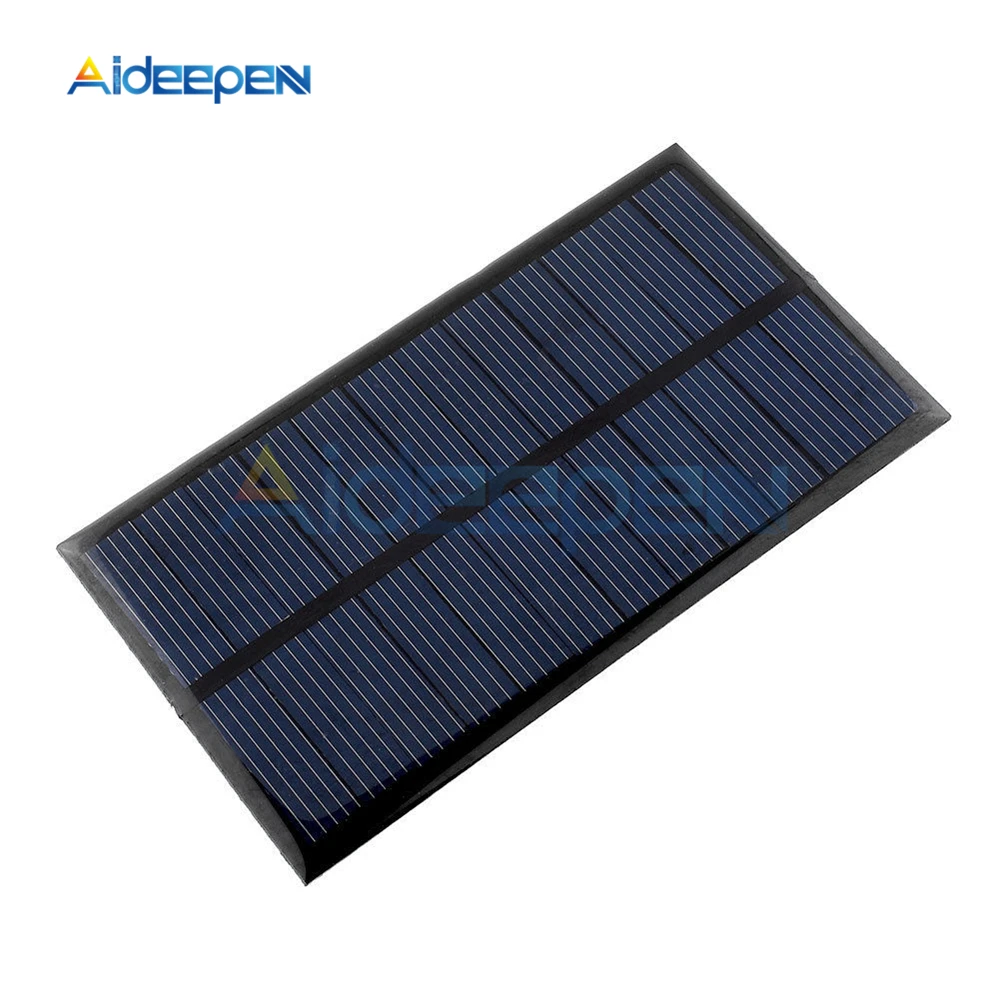 Solar Panel 6V 1W Mini Solar System DIY For Battery Cell Phone Chargers Portable Solar Cell