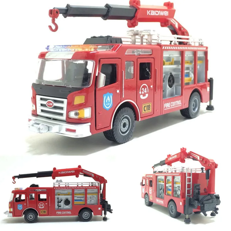 

1:50 scale alloy Engineering vehicles,Alloy model car Fire truck,Boxed gift,Rescue rescue city fire engines,free shipping