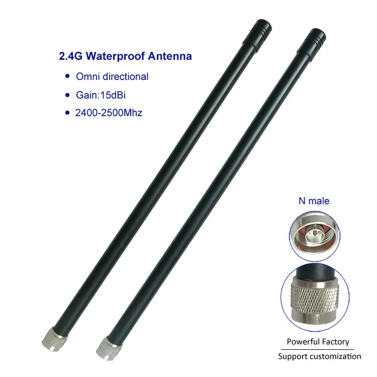 

5G 5.8G Omnidirectional Rubber Antenna Lte 4G GSM 15dBi N Male 1PCS