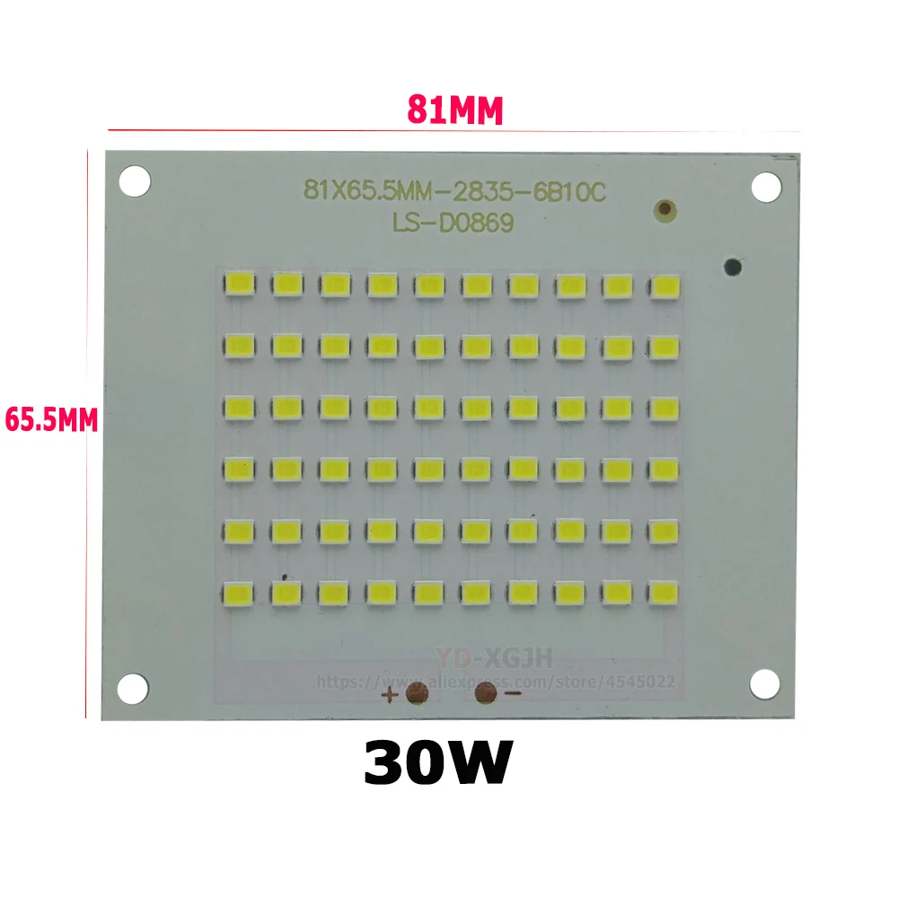 5PCS/Lot 10W 20W 30W 50W 100W 150W 200W 100% Full power new production SMD 2835 Led PCB board for lighting source led floodlight