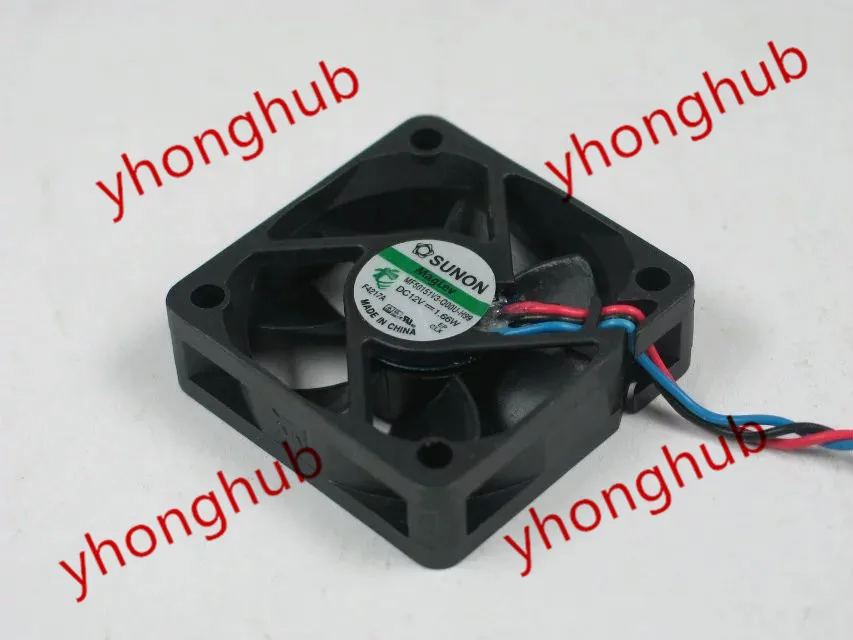 

SUNON MF50151V3-Q00U-H99 DC 12V 1.66W 60x60x15mm Server Cooling Fan