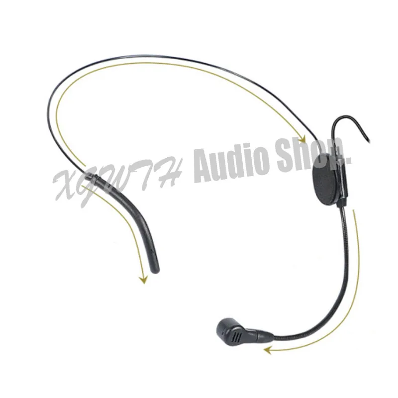 Dual Ear Head Head Wearing Headset Condenser Microphone Microfone Mic for AK G ALL XLR 3PIN