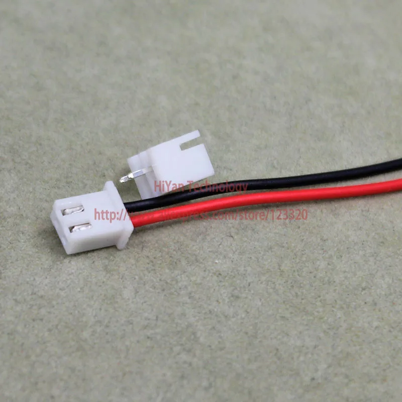 XH2.54 JST 2.54mm Pitch Top Entry 2Pin Connector 100mm To 250mm with 1007 26AWG Electronic Wire Cable Pin Header