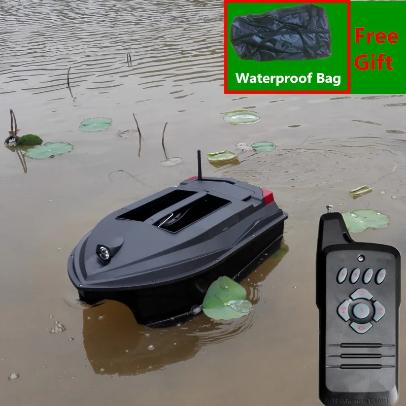 

Professional Fishing Equipment RC Bait Boat TL-380A Intelligent Auto Hook Wireless Silent RC Fishing Boat Add LED Light Nest Boa