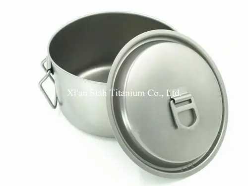 Full Pure Titanium Kitchen Stewpot Saucepan Saucepot Pot D200ml* H120mm Volume 3.6L Light Weight 430g/pc Healthy Anti-corrosive