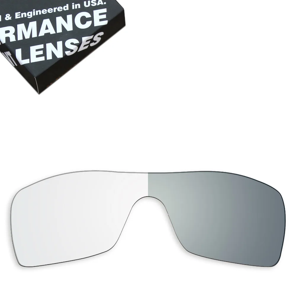 

Millerswap Replacement Lenses for Oakley Batwolf Sunglasses Photochromic Clear Color (Lens Only)