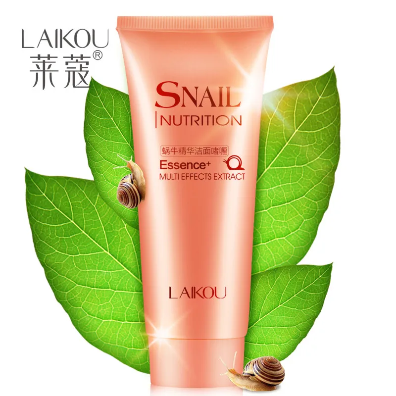 Face skin whitening Cleanser Snail essence Nutrition Wrinkle Scar Removal Gel Treatment Acne Pimples Remove blackheads