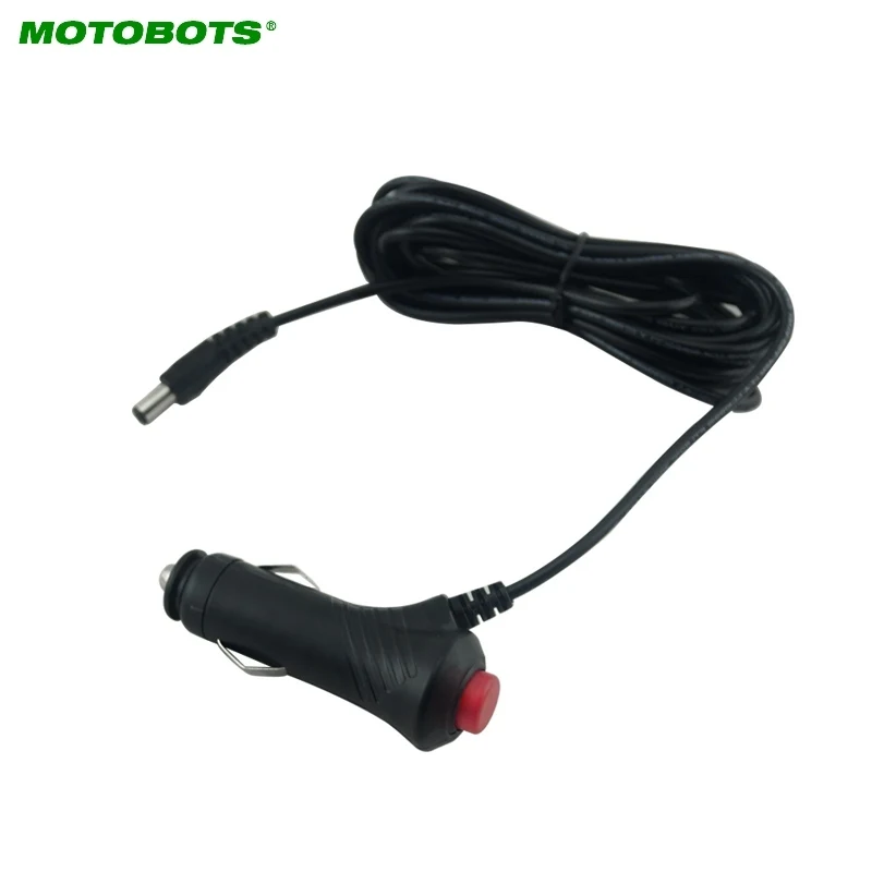 

MOTOBOTS DC 12V/24V 5.5/2.1 Connector Adapter To Car Cigarette Lighter Socket Plug With ON/OFF Push Switch And Wire Cable