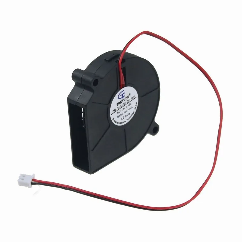 10 CÁI Gdstime DC 60 mét 12 V Trường Hợp Máy Không Chổi Than Thông Gió Thổi Khí Cooling Fan 60x15 mét 6015 6 cm