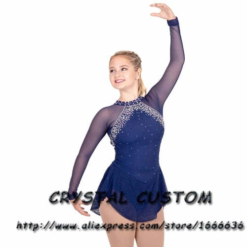 Custom-made Girls Figure Skating Dress New Brand Ice Skating Dresses For Competition DR4819