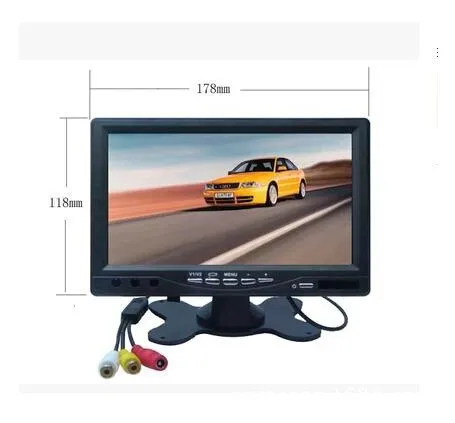 Mini Door Eye Hole Peephole Video 7 inch LCD TFT HD Digital BNC cctv camera Monitor