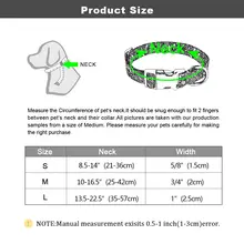 Personalized Floral Dog Collar #6