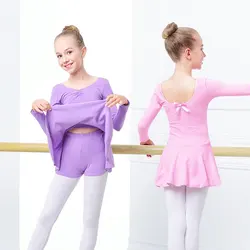 Ballet Leotards for Girls Toddler Dance Wear Clothes Cute Separated Ballet Shorts Dance Dress