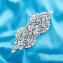 Crystal Pearl Bridal Belt #4