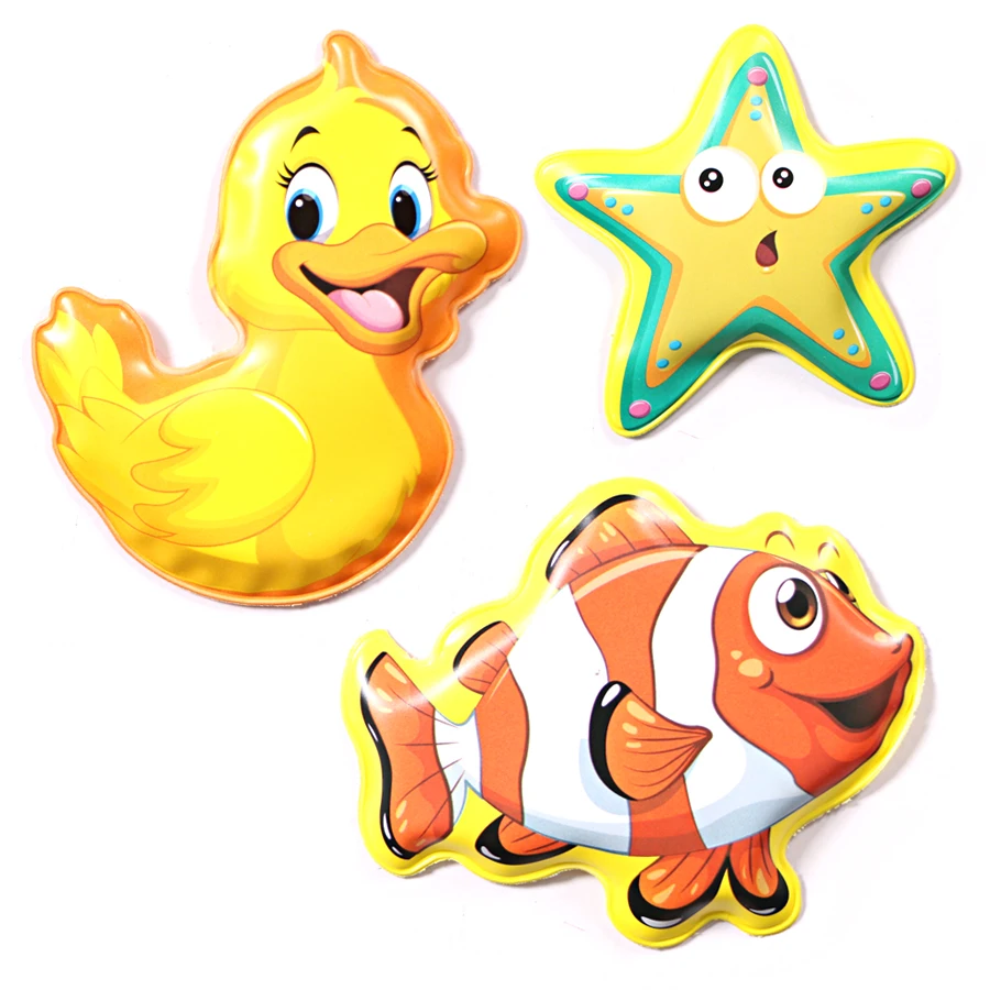 Baby Toy Swimming Bathroom 6Pcs Mini Toys For Kid,Early Learning Animal Insect Waterproof Books Educational Toys For Babies