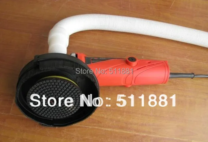 5'' Dustproof Floor Angle Grinder Polisher FREE shipping | 125mm hand held grinding polishing machine with dust shroud cover