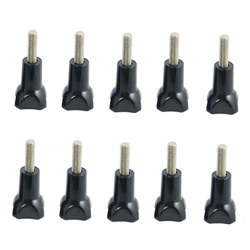 10pcs New Arrival for GoPro Accessories 10 pcs/set Short  Screw Bolt Nut for Xiaomi Yi for GoPro Hero 12 11 10 9 8 Screw Mount