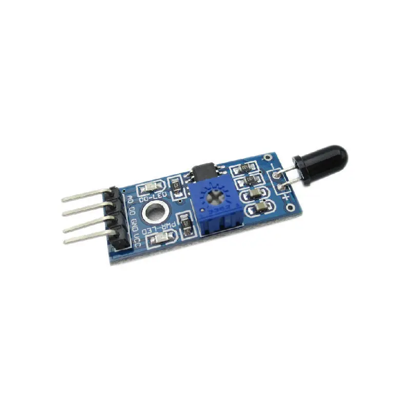 Glyduino 4 Pin IR Flame Detection Sensor Module Fire Detector Infrared Receiver Module for Arduino