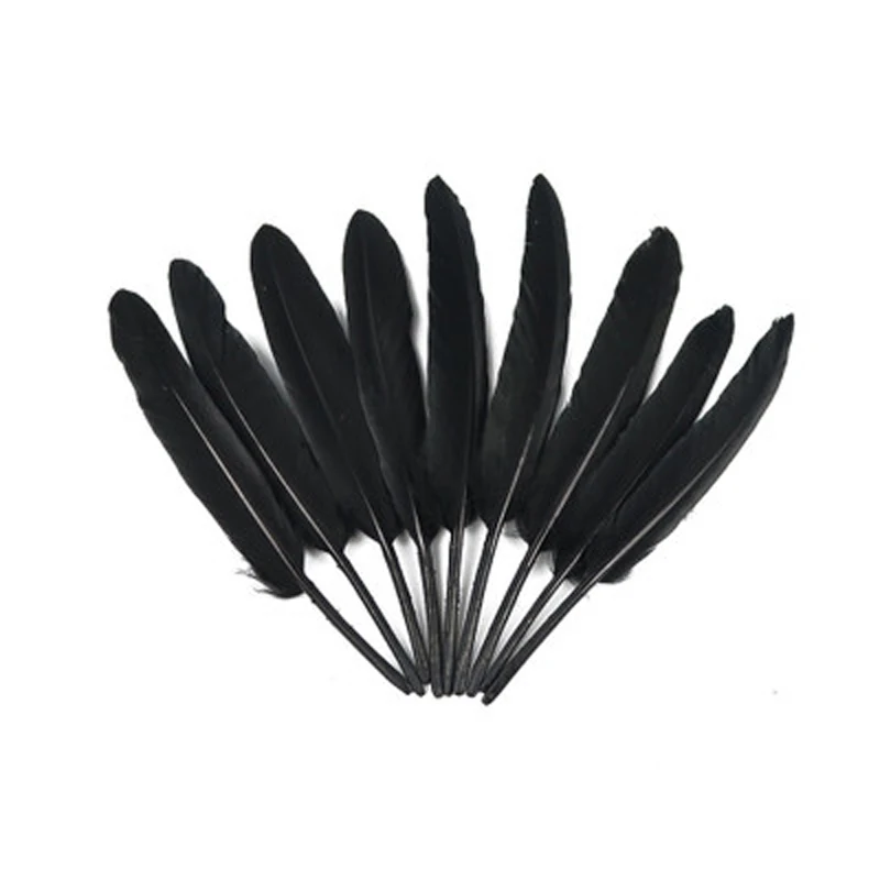 ICERIO 20PCS Goose Quill Feather Making Dry Wet Flies Wings Tail Fly Tying Material