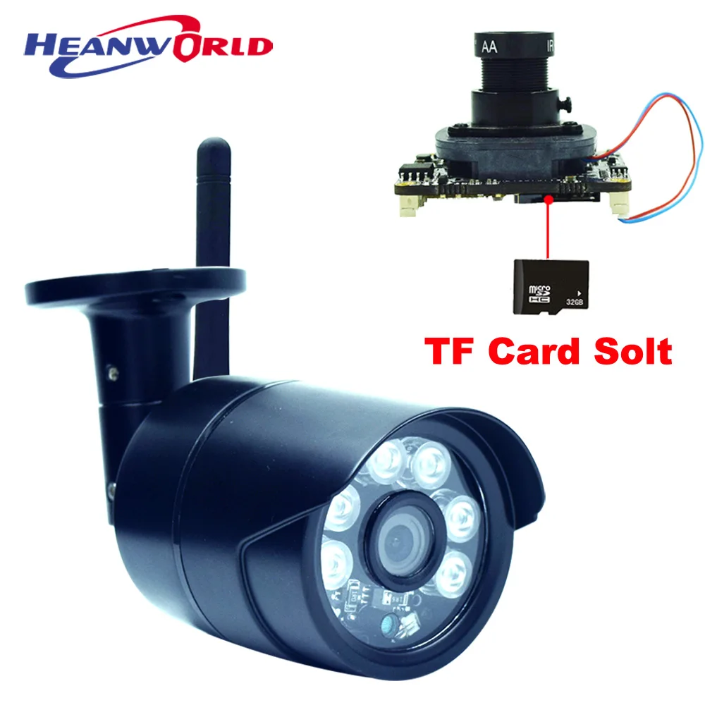 IP Camera Wi-Fi Wireless Outdoor 720P SD Card Waterproof IP66 Smart WiFi Camera Home CCTV Video Camera Motion Sensor Cameras