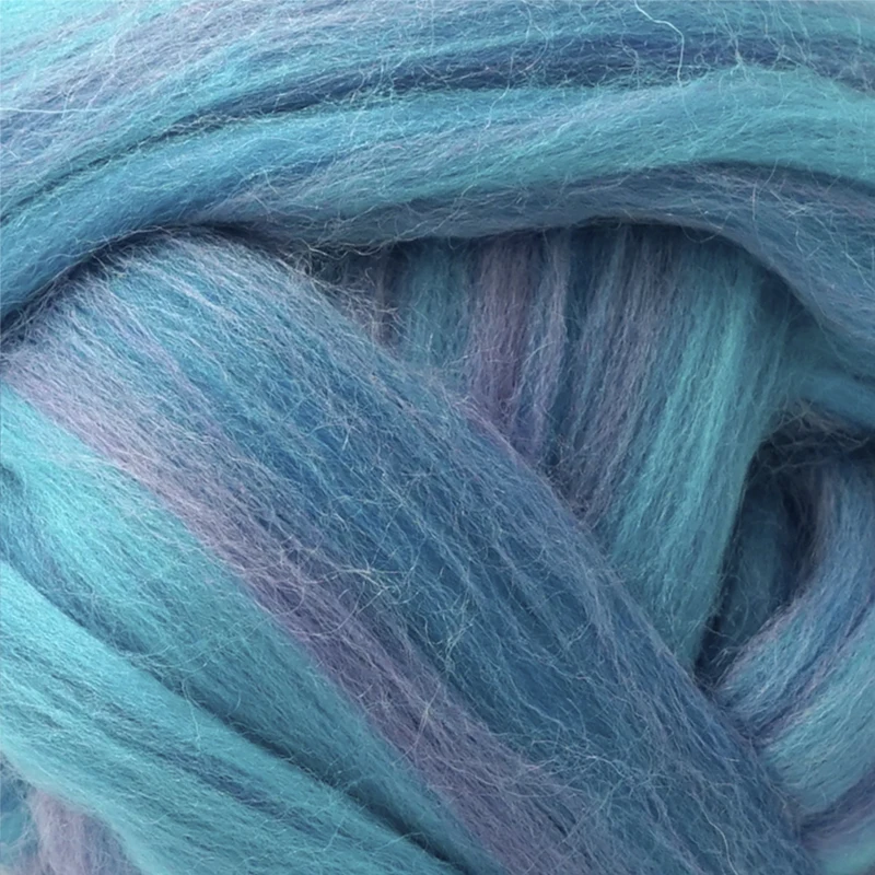 Extra Fine colour mixture Merino Wool roving fiber blended wool 50G Perfect in Wet and needle Felting  Y21